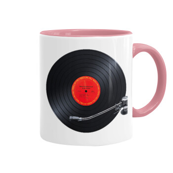 Columbia records bruce springsteen, Mug colored pink, ceramic, 330ml