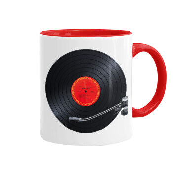 Columbia records bruce springsteen, Mug colored red, ceramic, 330ml