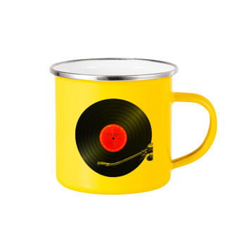 Columbia records bruce springsteen, Yellow Enamel Metallic Cup 360ml