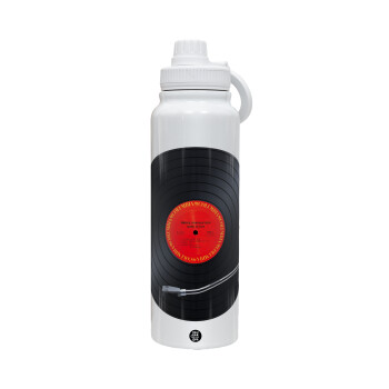 Columbia records bruce springsteen, 1L Stainless Steel Thermal Bottle with Phone Holder & Double Wall Insulation