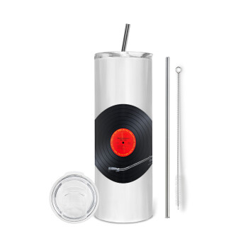 Columbia records bruce springsteen, Tumbler stainless steel 600ml, with metal straw & cleaning brush