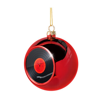 Columbia records bruce springsteen, Χριστουγεννιάτικη μπάλα δένδρου Κόκκινη 8cm