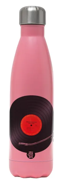Columbia records bruce springsteen — Metal mug thermos Pink Mat (Stainless steel), double wall, 500ml