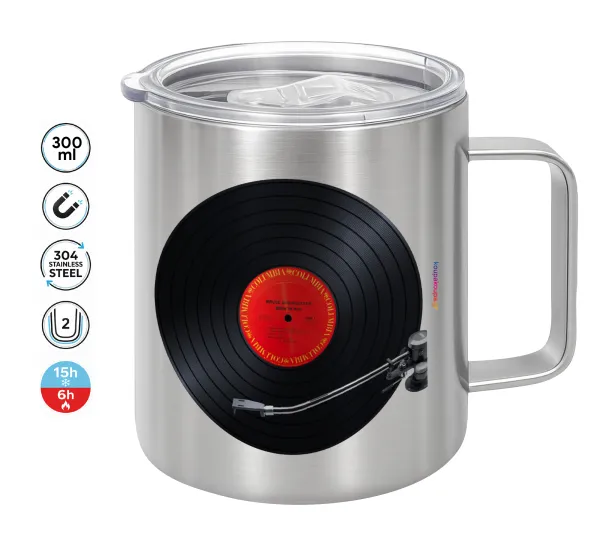 Columbia records bruce springsteen — Double-walled stainless steel mug 300ml with temperature-retaining lid