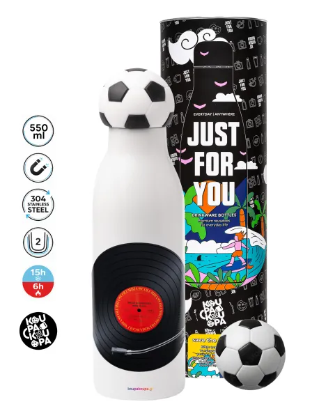 Columbia records bruce springsteen — Soccer Metal mug thermos, double wall, 550ml