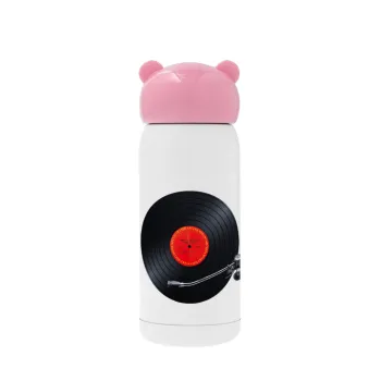 Columbia records bruce springsteen, Ροζ ανοξείδωτο παγούρι θερμό (Stainless steel), 320ml