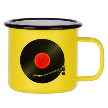 Columbia records bruce springsteen, Metallic enamel MATT Yellow cup 360ml