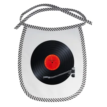 Columbia records bruce springsteen, Σαλιάρα μωρού αλέκιαστη με κορδόνι Μαύρη