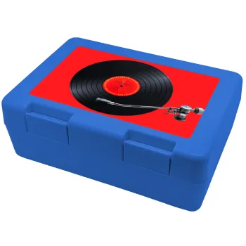 Columbia records bruce springsteen, Παιδικό δοχείο κολατσιού ΜΠΛΕ 185x128x65mm (BPA free πλαστικό)