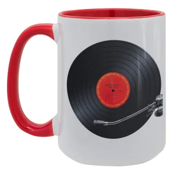 Columbia records bruce springsteen, Κούπα Mega 15oz, κεραμική Κόκκινη, 450ml