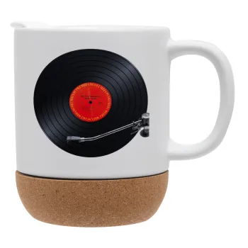Columbia records bruce springsteen, Κούπα, κεραμική με βάση φελού και καπάκι (ΜΑΤ), 330ml
