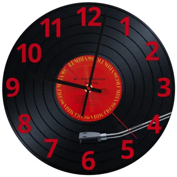 Columbia records bruce springsteen, Ρολόι τοίχου γυάλινο (30cm)