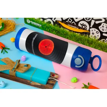 Columbia records bruce springsteen, Easter candle, Childrens hot water bottle, stainless steel, with safety straw, BLUE (500ml)