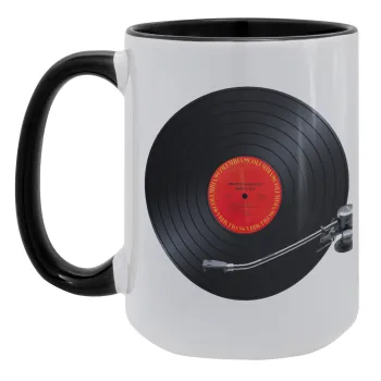 Columbia records bruce springsteen, Κούπα Mega 15oz, κεραμική Μαύρη, 450ml