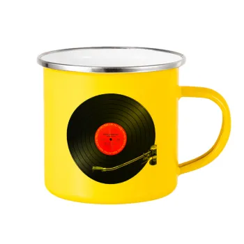 Columbia records bruce springsteen, Κούπα Μεταλλική εμαγιέ Κίτρινη 360ml