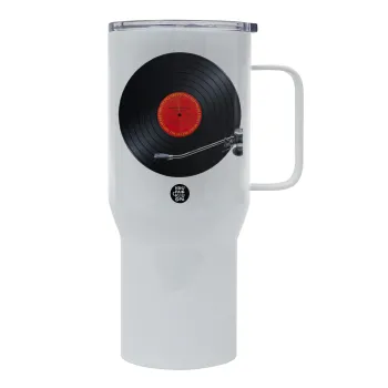 Columbia records bruce springsteen, Mega Stainless steel Tumbler with lid, double wall 750L