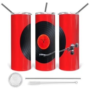 Columbia records bruce springsteen, Tumbler stainless steel 600ml, with metal straw & cleaning brush