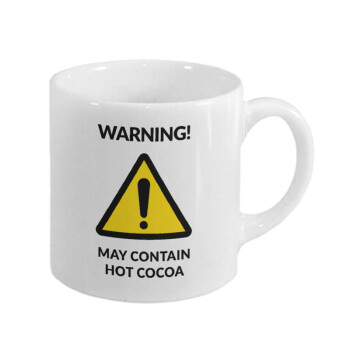 WARNING MAY CONTAIN HOT COCOA MUG PADDINGTON, Κουπάκι κεραμικό, για espresso 150ml