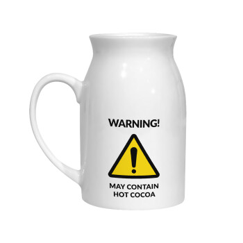 WARNING MAY CONTAIN HOT COCOA MUG PADDINGTON, Milk Jug (450ml) (1pcs)