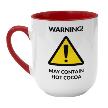 WARNING MAY CONTAIN HOT COCOA MUG PADDINGTON, Κούπα κεραμική tapered 260ml
