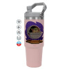 Pink color, 890ml (30oz) stainless Steel Tumbler with Handle