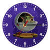 Wooden wall clock (20cm)