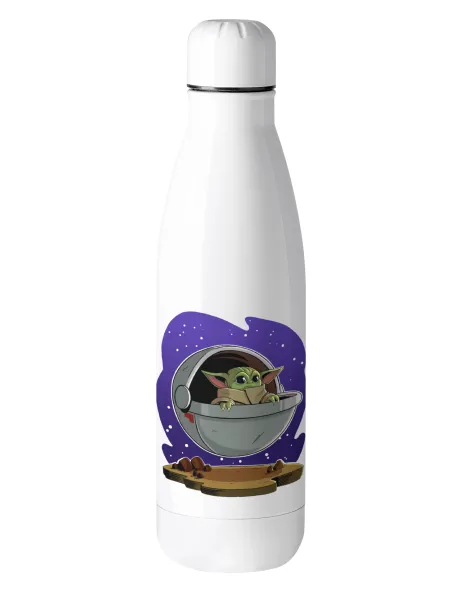 Baby Yoda mandalorian — Μεταλλικό παγούρι θερμός (Stainless steel), 500ml