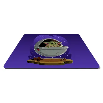 Baby Yoda mandalorian, Mousepad ορθογώνιο 27x19cm
