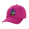 Adult Baseball Cap, 100% Cotton, Purple (COTTON, ADULT, UNISEX, ONE SIZE)