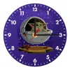 Wooden wall clock (20cm)