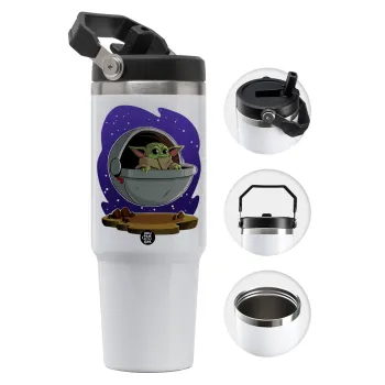 Baby Yoda mandalorian, Θερμός Ανοξείδωτο 30oz με χερούλι
