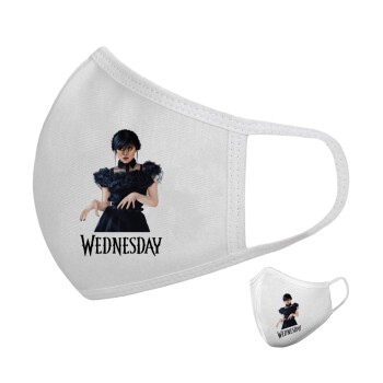 Wednesday Adams, dance with hands, Μάσκα υφασμάτινη υψηλής άνεσης παιδική (Δώρο πλαστική θήκη)