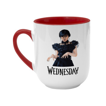 Wednesday Adams, dance with hands, Κούπα κεραμική tapered 260ml