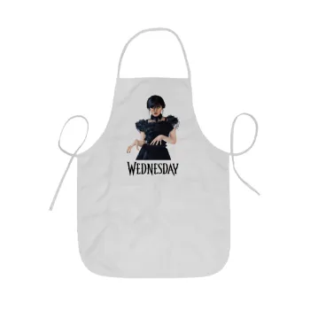 Wednesday Adams, dance with hands, Ποδιά Σεφ ολόσωμη κοντή  Παιδική (44x62cm)