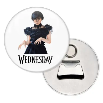 Wednesday Adams, dance with hands, Μαγνητάκι και ανοιχτήρι μπύρας στρογγυλό διάστασης 5,9cm