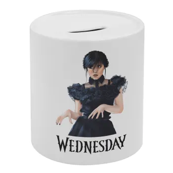 Wednesday Adams, dance with hands, Κουμπαράς πορσελάνης με τάπα