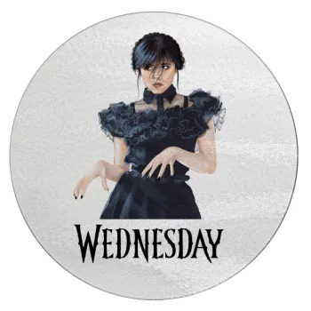 Wednesday Adams, dance with hands, Επιφάνεια κοπής γυάλινη στρογγυλή (30cm)