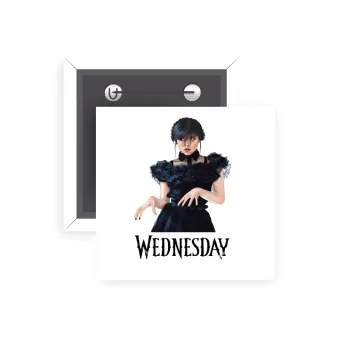 Wednesday Adams, dance with hands, Κονκάρδα παραμάνα τετράγωνη 5x5cm