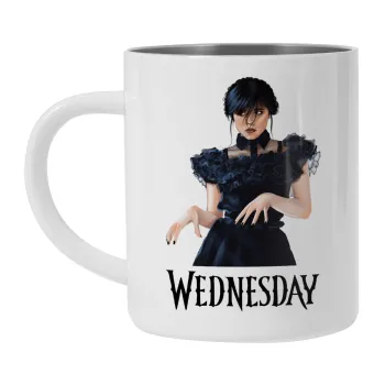 Wednesday Adams, dance with hands, Mug Stainless steel double wall 300ml