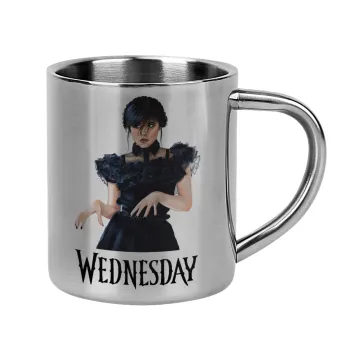 Wednesday Adams, dance with hands, Κούπα Ανοξείδωτη διπλού τοιχώματος 300ml