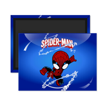 Spiderman kid, Ορθογώνιο μαγνητάκι ψυγείου διάστασης 9x6cm