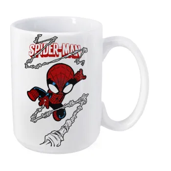 Spiderman kid, Κούπα Mega, κεραμική, 450ml