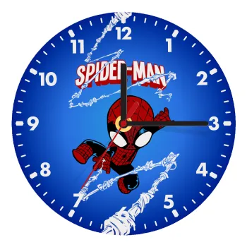 Spiderman kid, Ρολόι τοίχου ξύλινο (20cm)