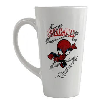 Spiderman kid, Κούπα κωνική Latte Μεγάλη, κεραμική, 450ml