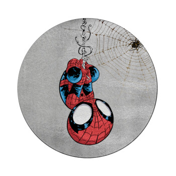 Spiderman upside down, Επιφάνεια κοπής γυάλινη στρογγυλή (30cm)