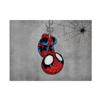 Spiderman upside down, Επιφάνεια κοπής γυάλινη (38x28cm)