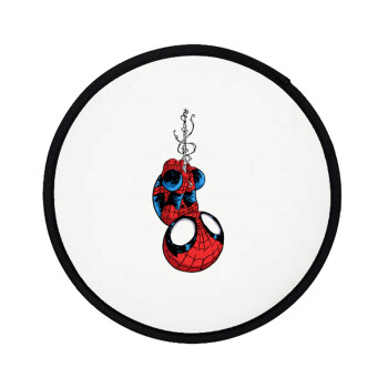 Spiderman upside down, Βεντάλια υφασμάτινη αναδιπλούμενη με θήκη (20cm)