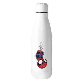 Spiderman upside down, Metal mug thermos (Stainless steel), 500ml