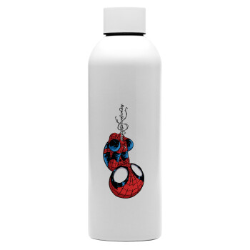 Spiderman upside down, Μεταλλικό παγούρι νερού, 304 Stainless Steel 800ml