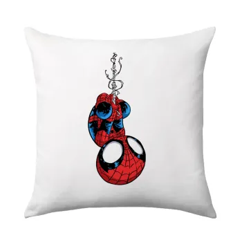Spiderman upside down, Μαξιλάρι καναπέ 40x40cm περιέχεται το  γέμισμα